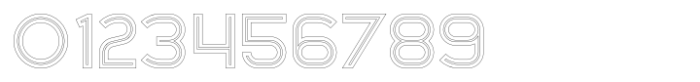 Quask Inline Outline Font OTHER CHARS