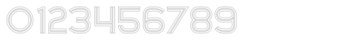 Quask Two Lines Outline Font OTHER CHARS