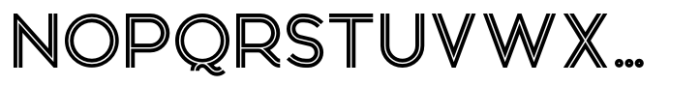 Quask Two Lines Font LOWERCASE