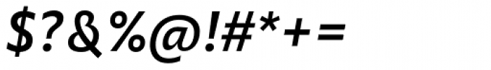 Quat Semi Bold Italic Font OTHER CHARS