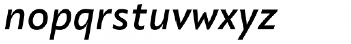 Quat Semi Bold Italic Font LOWERCASE