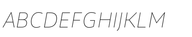 Quat Thin Italic Font UPPERCASE
