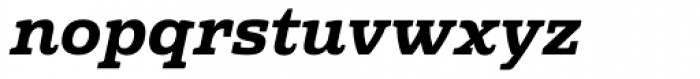 Quatie Bold Italic Font LOWERCASE