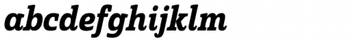 Quatie Cond Bold Italic Font LOWERCASE