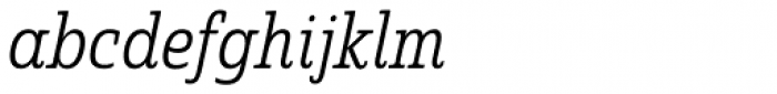 Quatie Cond Book Italic Font LOWERCASE