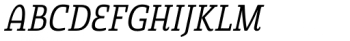 Quatie Cond Italic Font UPPERCASE