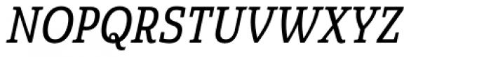 Quatie Cond Medium Italic Font UPPERCASE