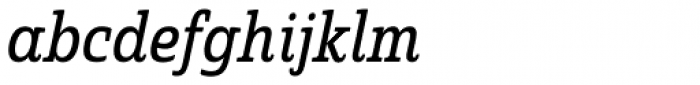 Quatie Cond Medium Italic Font LOWERCASE