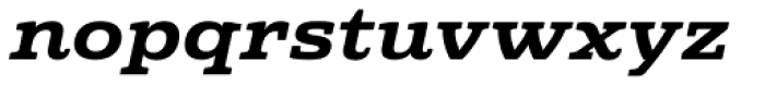 Quatie Ext Bold Italic Font LOWERCASE