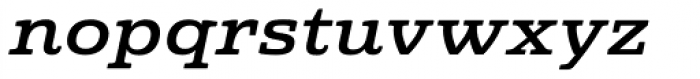 Quatie Ext Demi Italic Font LOWERCASE