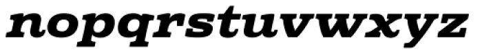 Quatie Ext ExtraBold Italic Font LOWERCASE