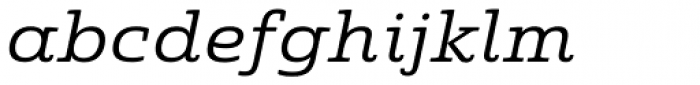 Quatie Ext Italic Font LOWERCASE