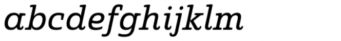 Quatie Medium Italic Font LOWERCASE