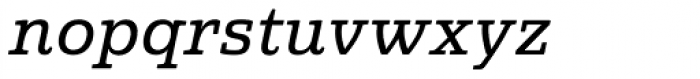 Quatie Medium Italic Font LOWERCASE