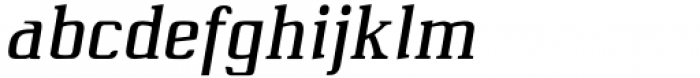 Quatsity Semi Bold Italic Font LOWERCASE