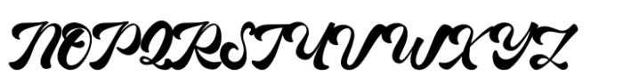 Quaty Heart Font UPPERCASE