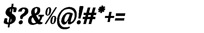 Qubeik Black-Italic Font OTHER CHARS