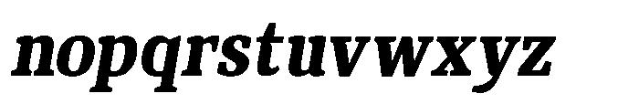 Qubeik Black-Italic Font LOWERCASE