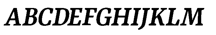Qubeik Bold-Italic Font UPPERCASE