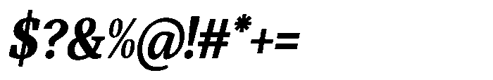 Qubeik Extra Bold-Italic Font OTHER CHARS