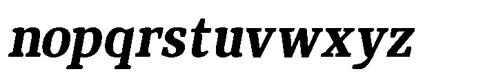 Qubeik Extra Bold-Italic Font LOWERCASE