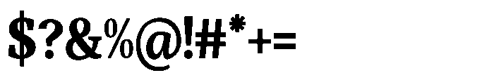 Qubeik Extra Bold Font OTHER CHARS