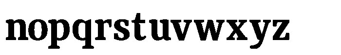 Qubeik Extra Bold Font LOWERCASE