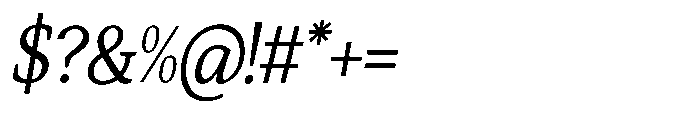 Qubeik Extra Light-Italic Font OTHER CHARS