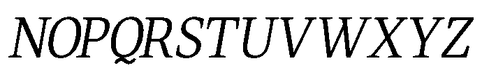 Qubeik Extra Light-Italic Font UPPERCASE