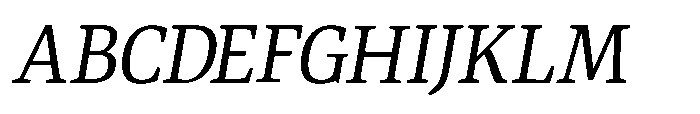 Qubeik Light-Italic Font UPPERCASE