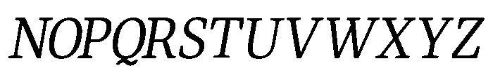 Qubeik Light-Italic Font UPPERCASE