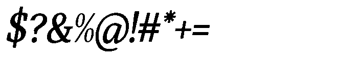 Qubeik Medium-Italic Font OTHER CHARS