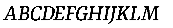 Qubeik Medium-Italic Font UPPERCASE