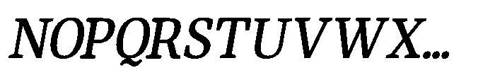 Qubeik Medium-Italic Font UPPERCASE