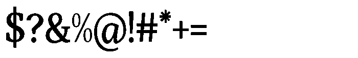 Qubeik Medium Font OTHER CHARS