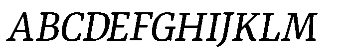 Qubeik Regular-Italic Font UPPERCASE
