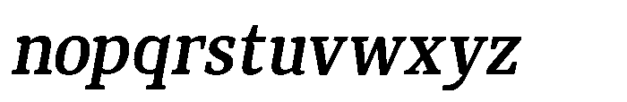 Qubeik Semi Bold-Italic Font LOWERCASE