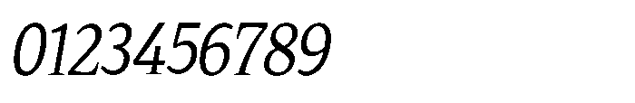 Qubeik Thin-Italic Font OTHER CHARS