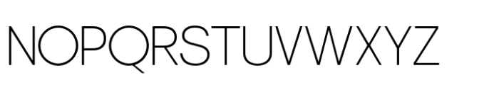 Qubic Grid Extralight Font UPPERCASE
