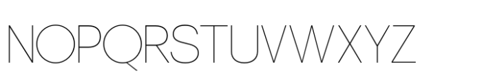 Qubic Grid Thin Font UPPERCASE