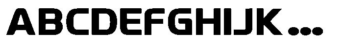 Qubix Bold Font UPPERCASE