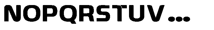 Qubix Bold Font UPPERCASE