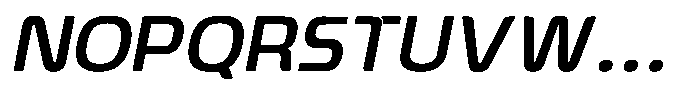 Qubix Italic Font UPPERCASE