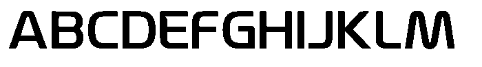 Qubix Regular Font UPPERCASE