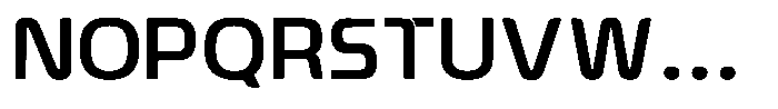 Qubix Regular Font UPPERCASE