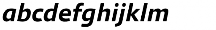 Qubo Bold Italic Font LOWERCASE