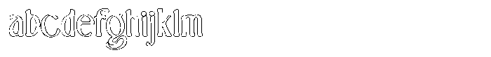 Qucceng Inked Outline FONT