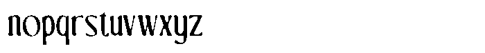 Qucceng Inked Font LOWERCASE