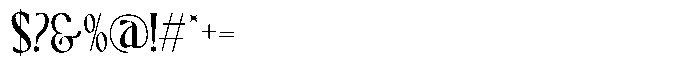 Qucceng Regular Font OTHER CHARS
