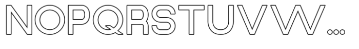 Qudro Outline Font UPPERCASE